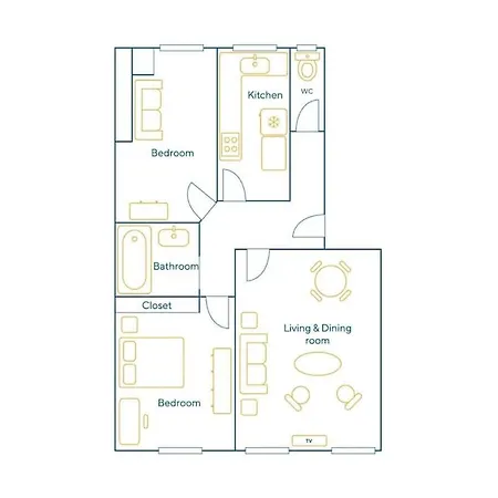 Parisian 2 Bedrooms Marais - Bastille Apartment